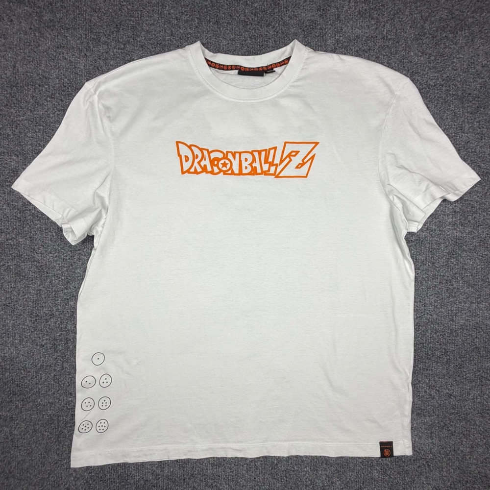 Primark Dragon Ball Z Shenron Graphic T-Shirt Mens 2XL White Anime Tee